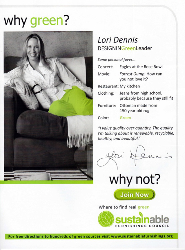 Celebrity Los Angeles Interior Designer Lori Dennis Los Angeles Home Fashion & Hospitality Magazine April, 2011