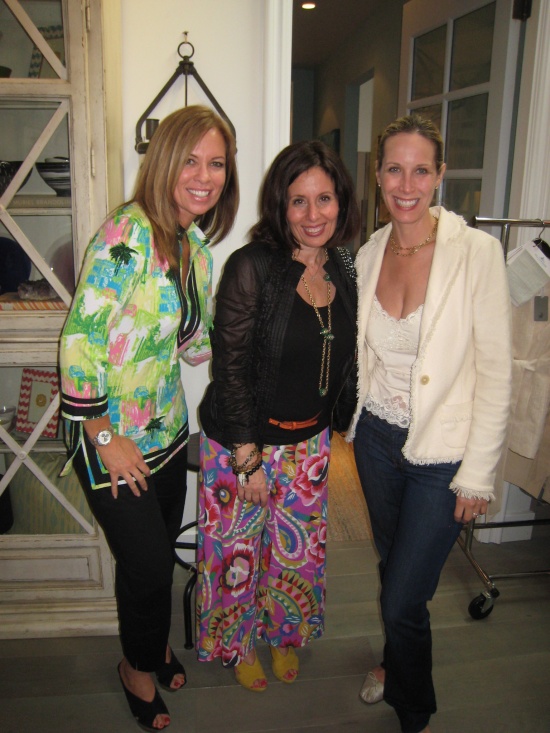 Design Camp Girls Lori Dennis and Kelli Ellis with LUXE Magazine Editor in Chief Pam Jaccarino