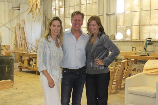 Celebrity Interior Designers Lori Dennis and Kelli Ellis with Rags' Mike Ragan