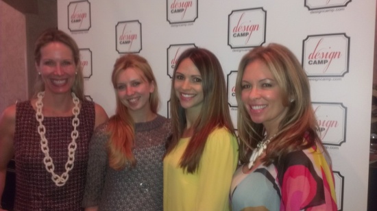 Celebrity Designers Lori Dennis and Kelli Ellis with top interior design bloggers of Belle Maison and Decorology