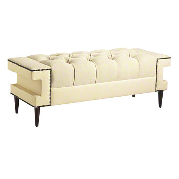 Baker Furniture Cleo Bench by Thomas Pheasant 