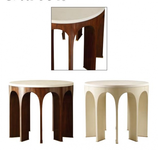 Baker Furniture Arcade Side Tables by Thomas Pheasant