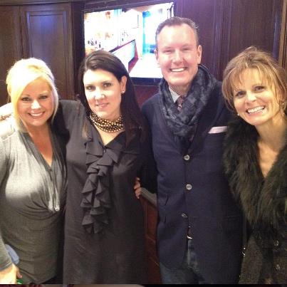 Top Interior Designers Shay Geyer, Barry Dixon, Katy Garrett and Ronda Carman at the SubZero Wolf Design Camp Atlanta Cocktail Party