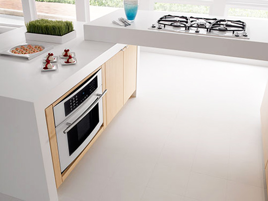 Universal Design, undermount microwave, various counter heights, modern kitchen