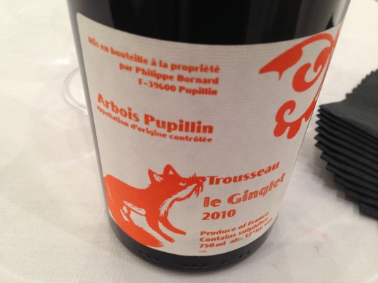 Arbois Pupillin Trousseau Le Ginglet 2010