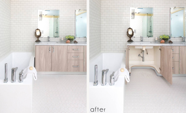 Lori Dennis Interior Design Aging in Place Bathroom After