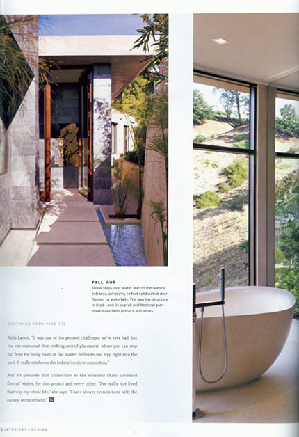 Celebrity Los Angeles Interior Designer Lori Dennis Luxe Magazine November, 2010
