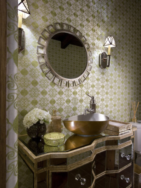 lori-dennis-powder-room-pantone-color-year-2017-greenery