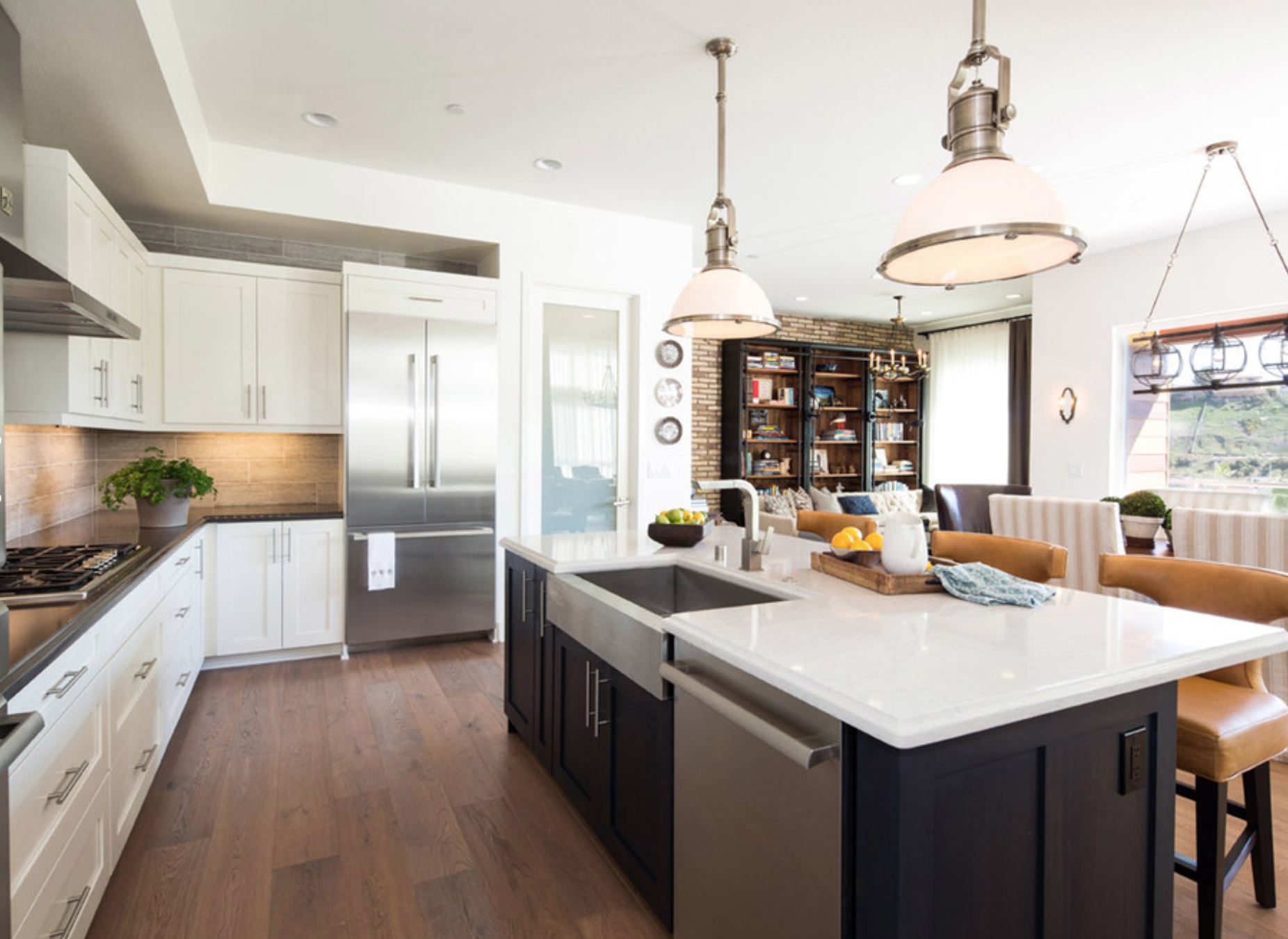 modern farmhous kitchen is completely eco friendly