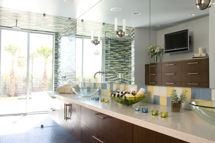 green interior design - bathrooms cleaned without chemicals
