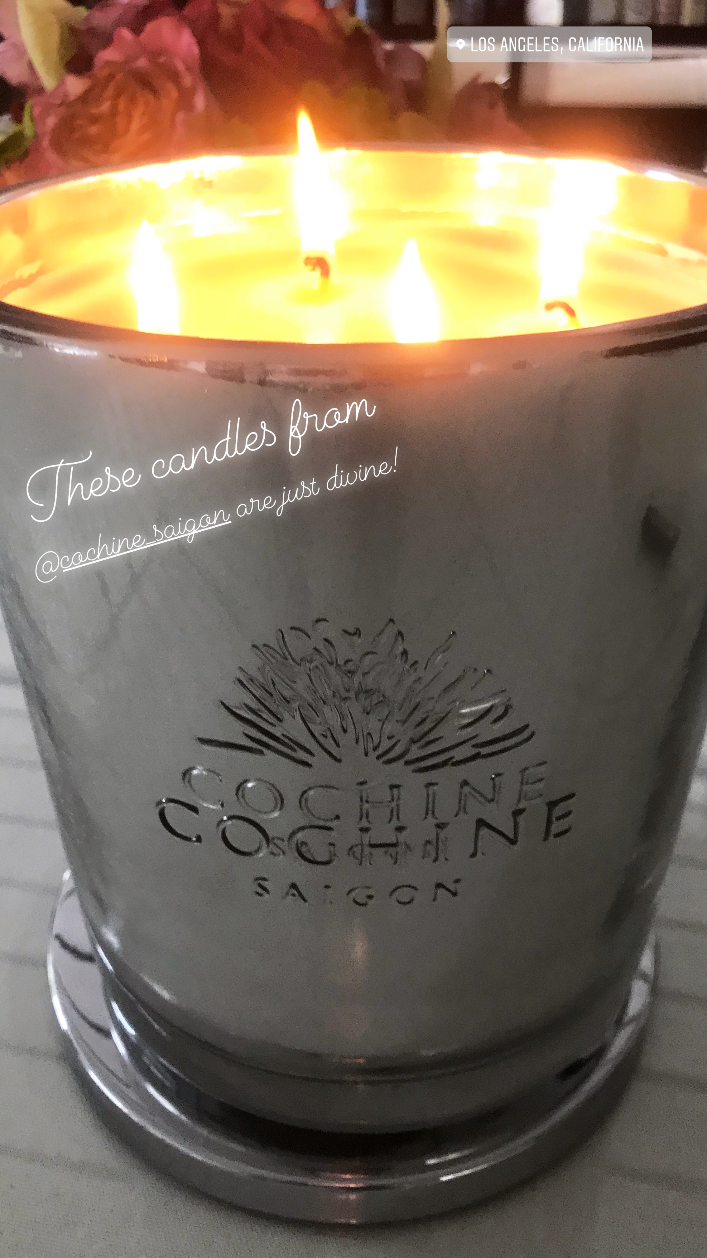 Cochine Saigon Candles at Lori Dennis-hosted Design Blogger's Conference Closing Night Gala