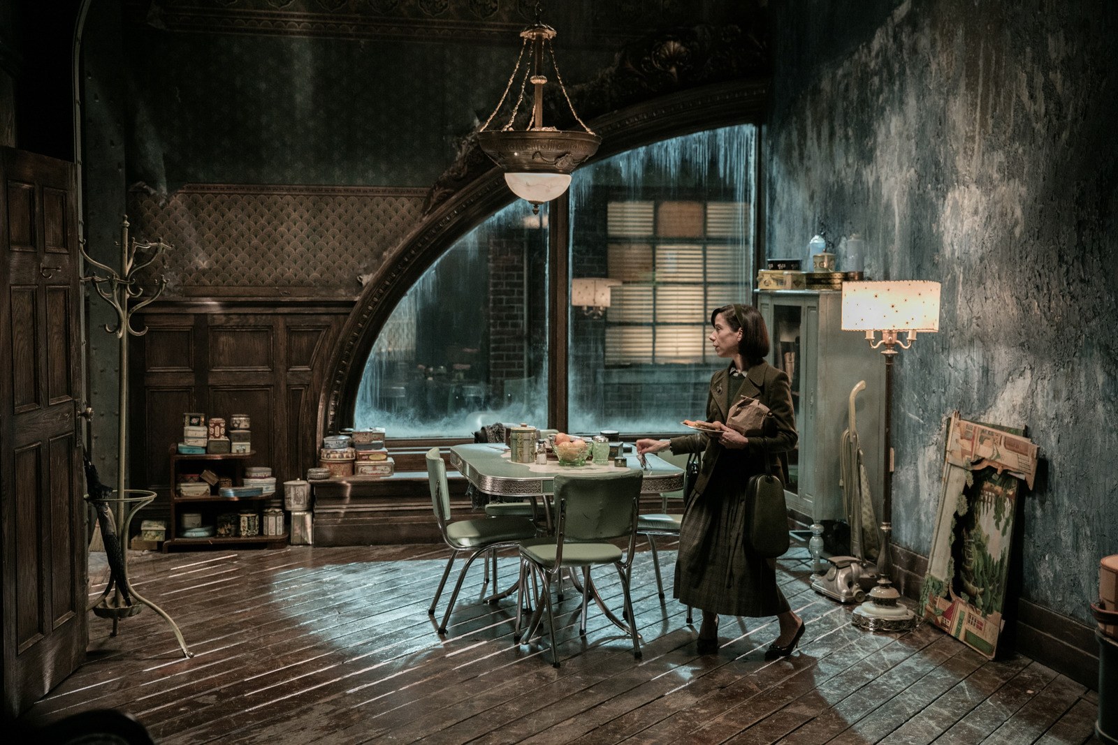 Vintage, handmade wallpaper, and rich fabrics are stand-out elements in the film.