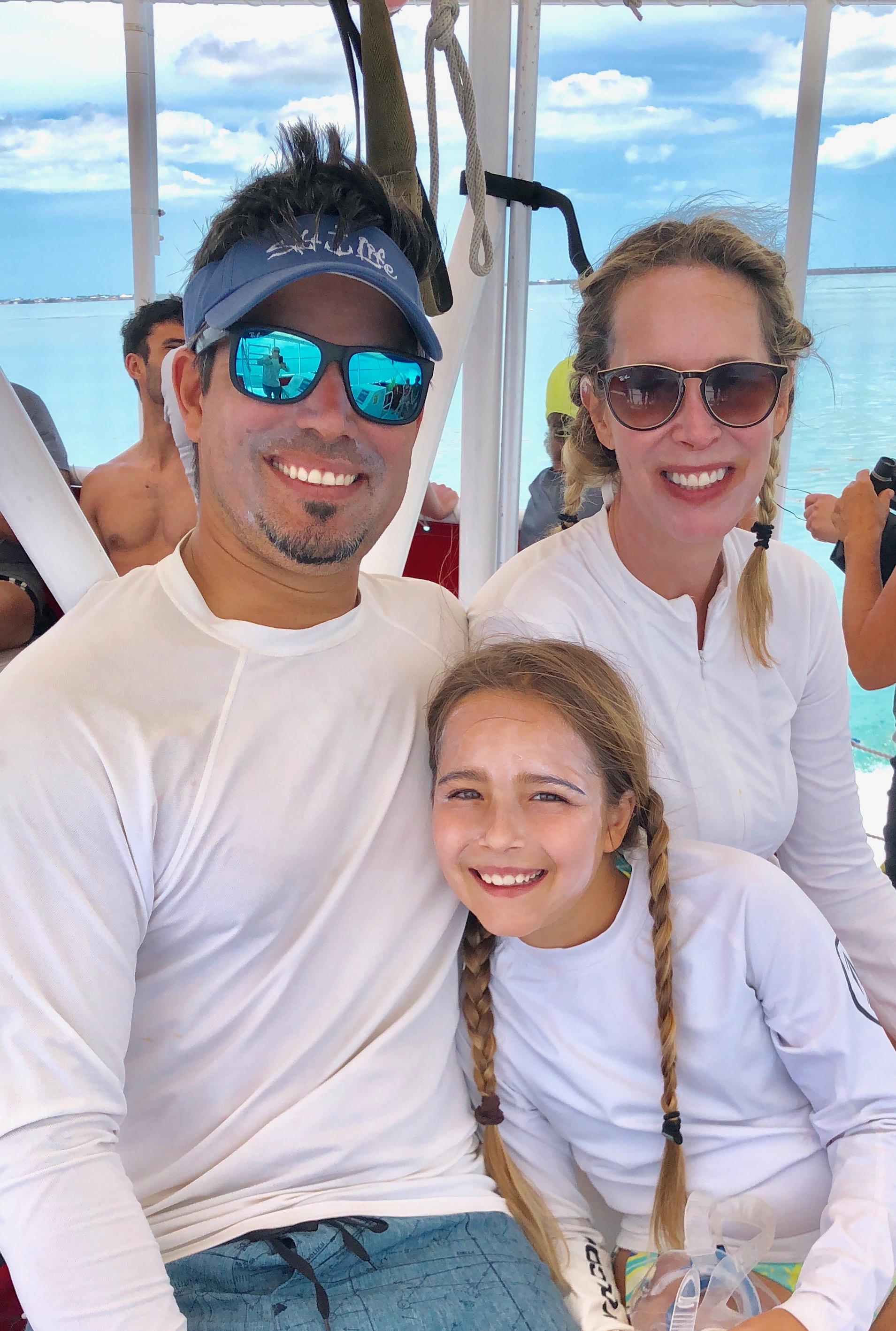 Lori Dennis Snorkeling with Family