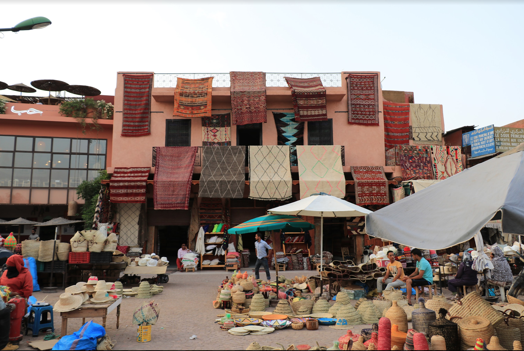 Rug shopping in the Medina 