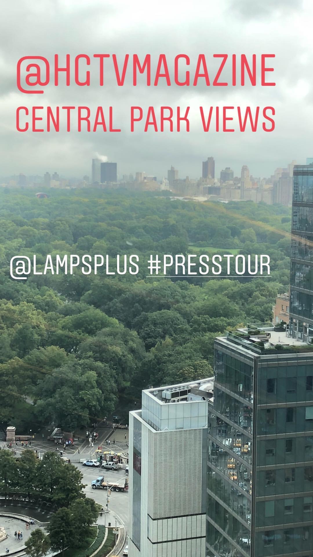 Central Park Views from HGTV Magazine Office in NYC