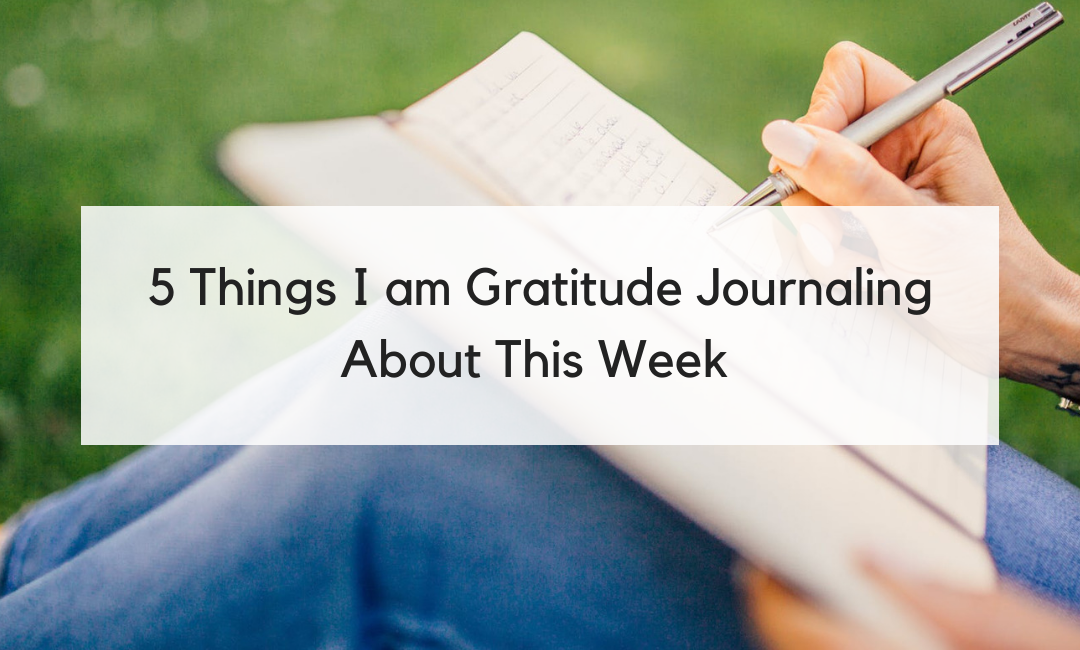 5 Things Going in My Gratitude Journal & Why You Need to Start Gratitude Journaling
