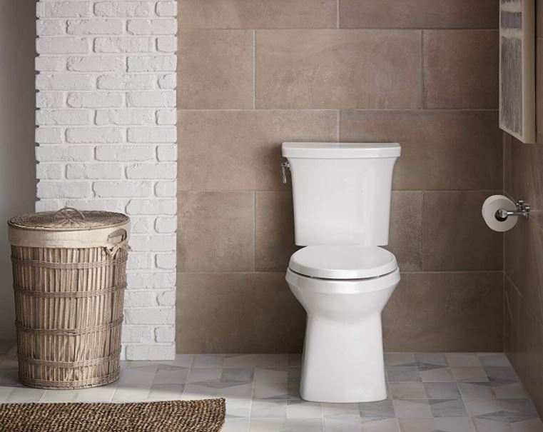 Save Water Dual Flush Toilet Bathroom Image