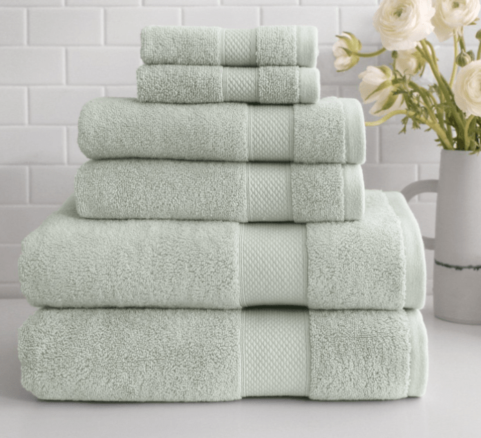 Bath Towels Green