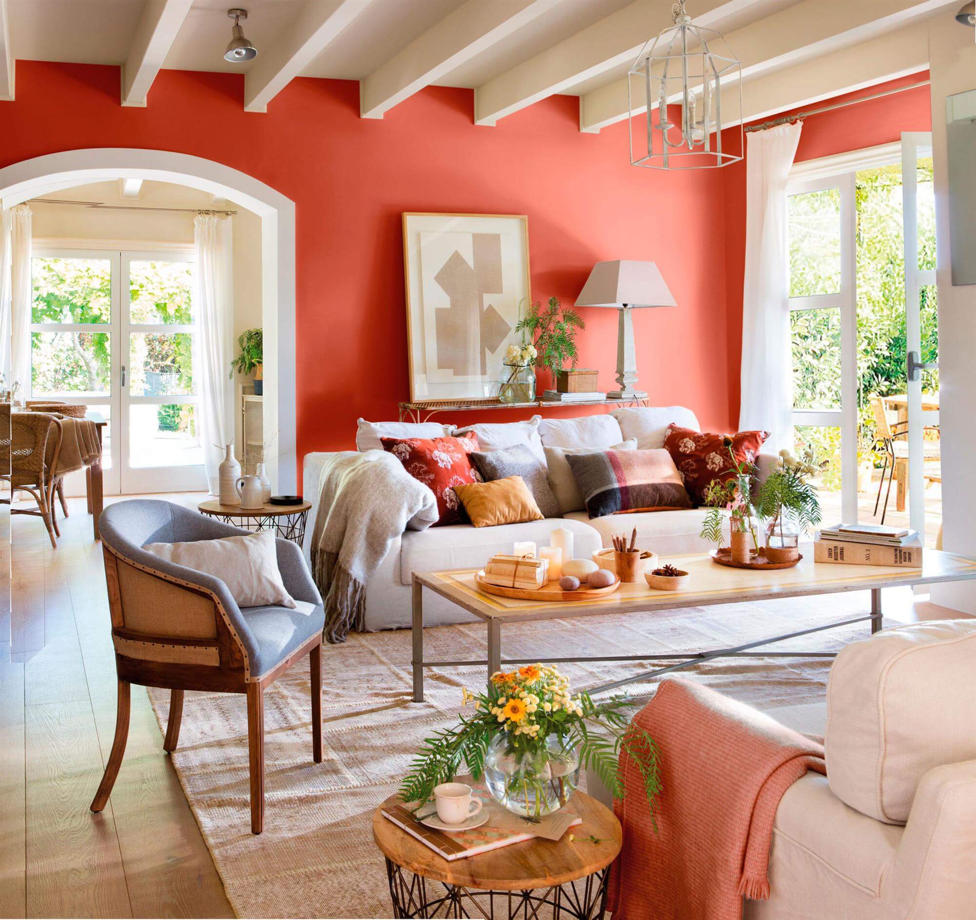 Color Trend Red Accent Wall Ideas