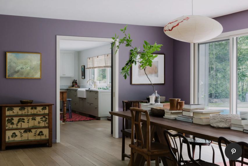 Light Purple Color Trend Home