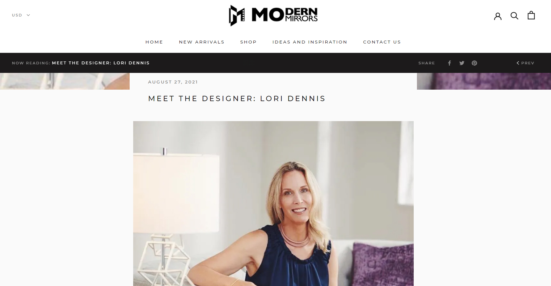 Modern Mirrors - Lori Dennis