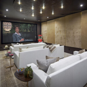 Beverly Hills - HOME THEATRE MEDIA ROOM - Modern Beverly Hills Lori Dennis Interior Design