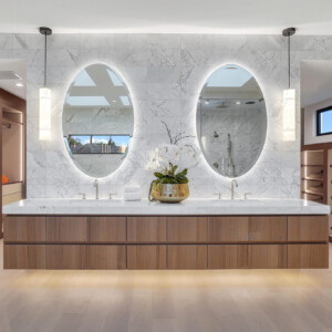 Beverly Hills - PRIMARY BATHROOM VANITY - Modern Beverly Hills Lori Dennis Interior Design